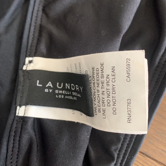 Laundry by Shelli Segal - Tankini- Black -Size XS- Excellent Condition - Picture 9 of 10